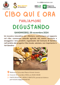 CIBO QUI E ORA 29 11
